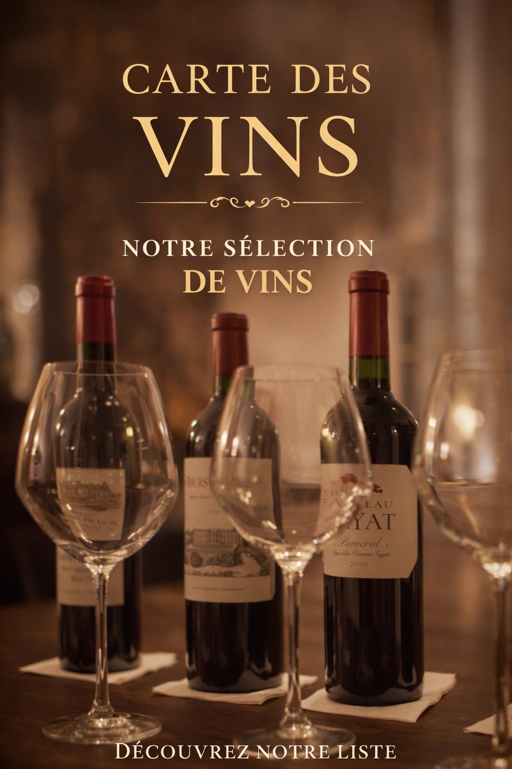 Carte des vins